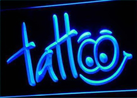 Tattoo Body Inked Shop Neon Light Sign